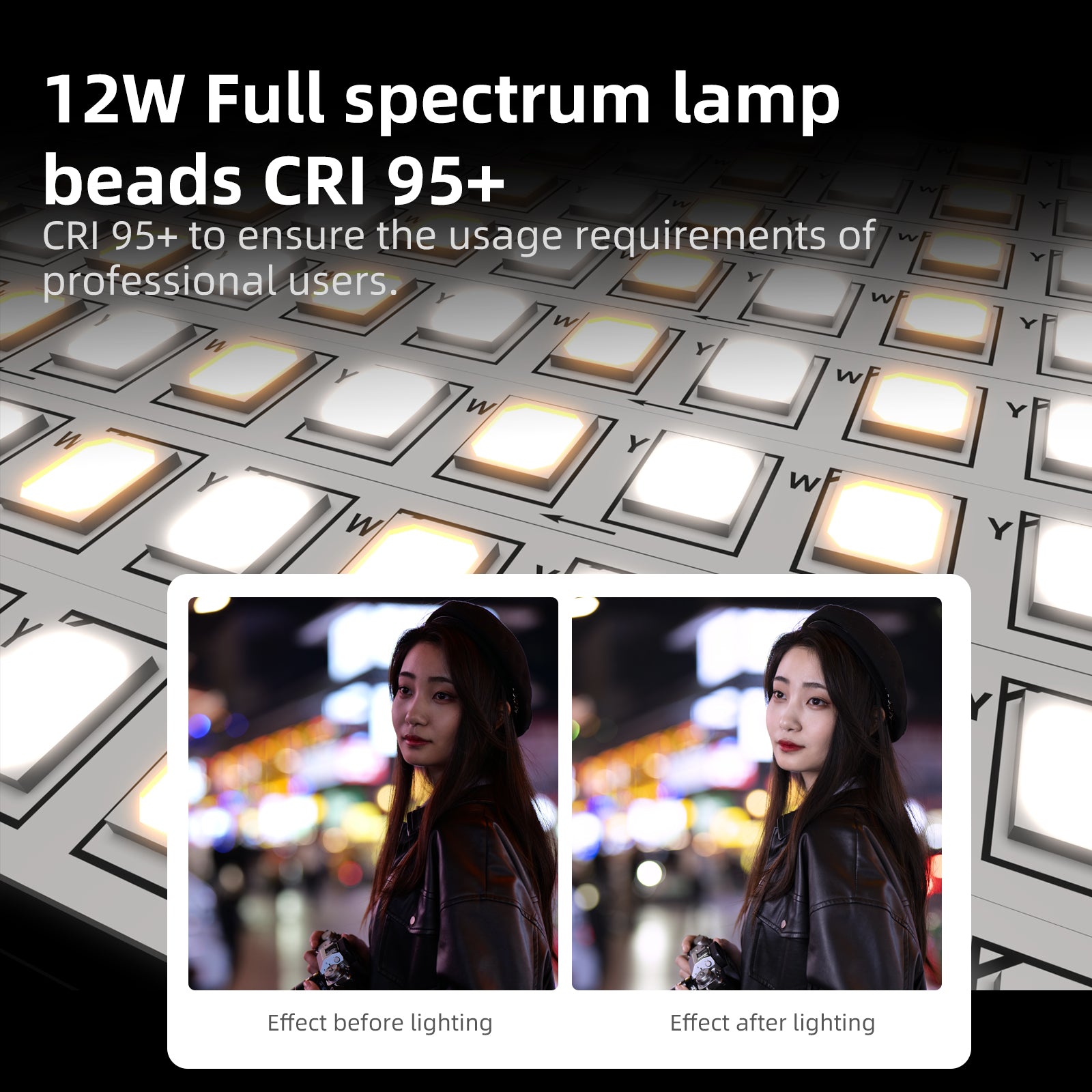 ZTARX Inflatable Studio LED Tube: Tube-GC12 with Dual Color Temperature