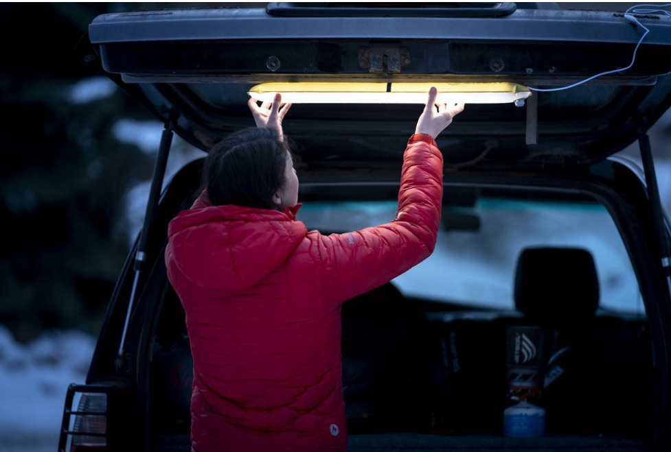 Ztarx Tube-1.0-90: USB Charging Inflatable LED Camping Light with Patented Design