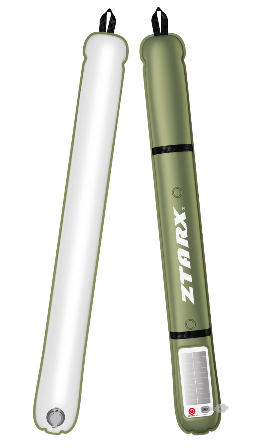 ZTARX Tube-S2.0 Solar & USB Charging Inflatable LED Tube: Versatile Lighting for Outdoor Adventures