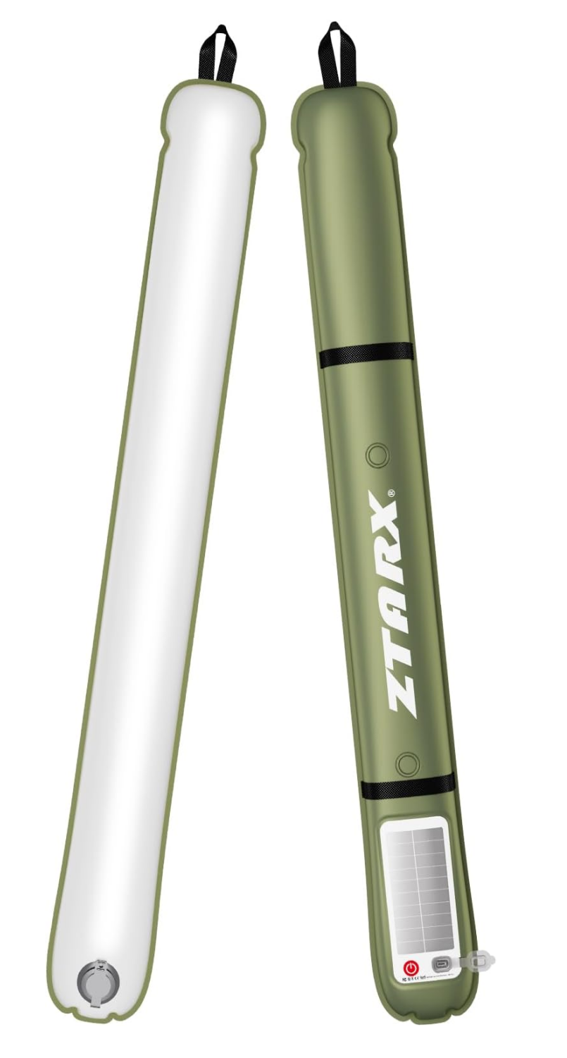 ZTARX Tube-S2.0 Solar & USB Charging Inflatable LED Tube: Versatile Lighting for Outdoor Adventures