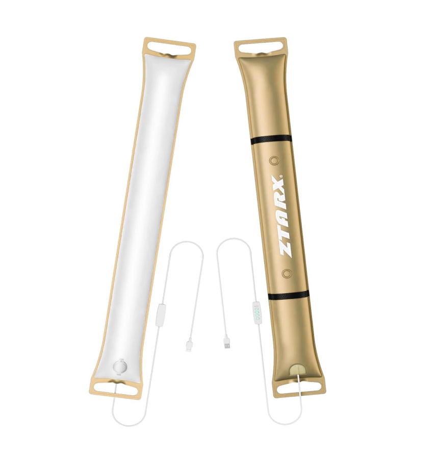 Ztarx Tube-1.0-90K: USB Charging Inflatable LED Camping Light with Patented Design(khaki)