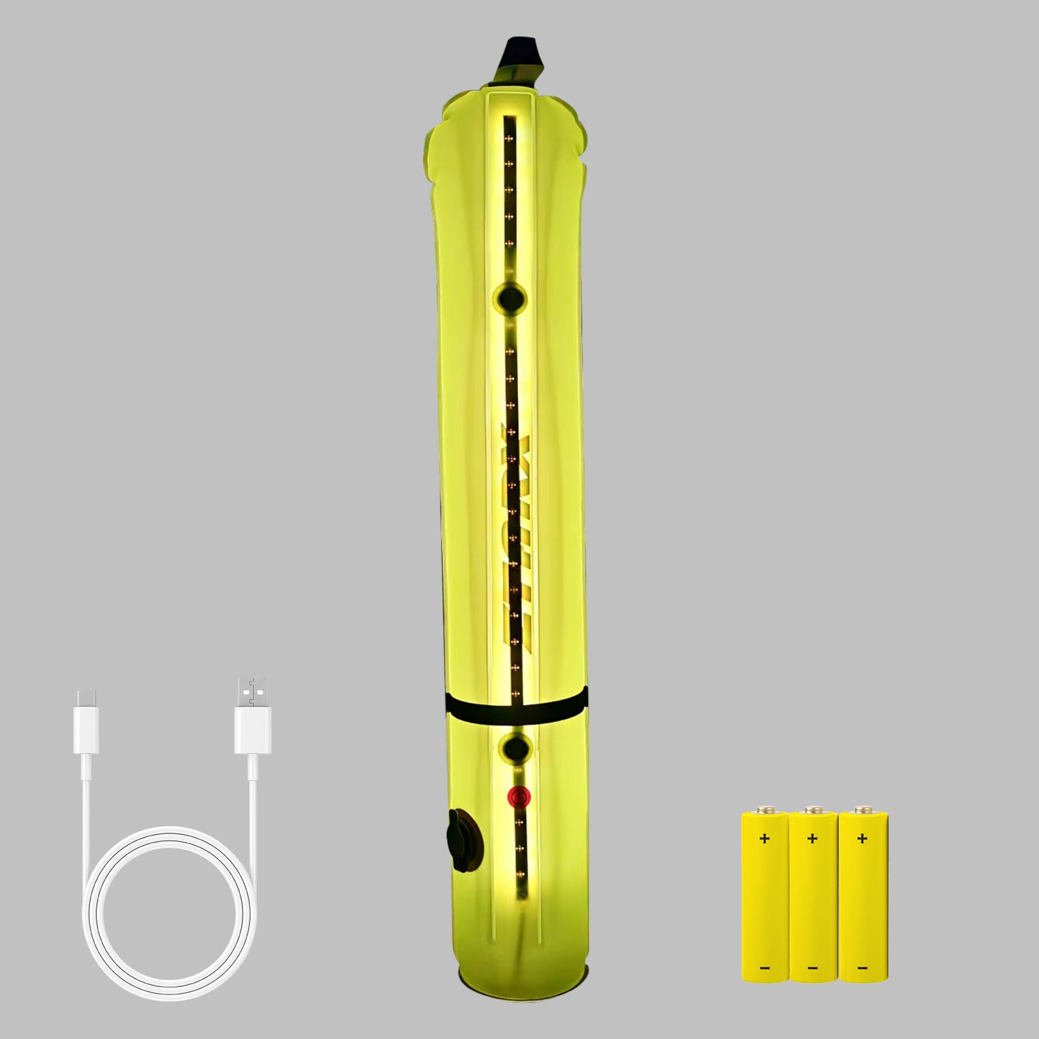 ZTARX USB Charging & AAA Battery Inflatable LED Tube for Camping