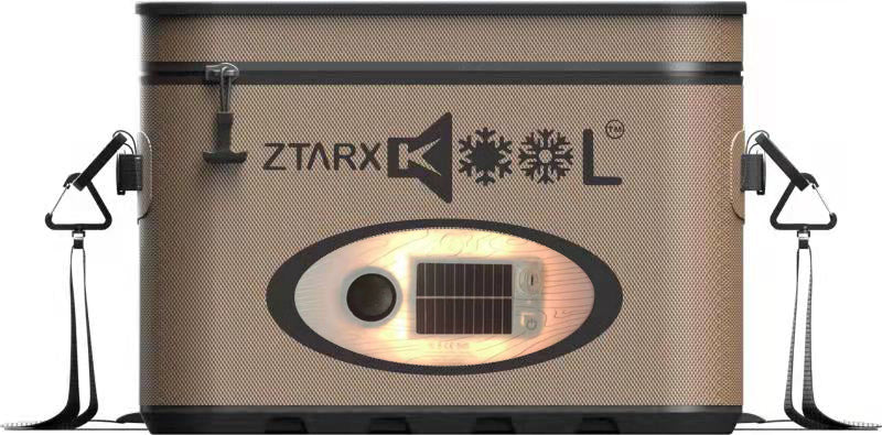 Ztarx S20-SC15-HB15L Mulfiunctional Cooler Bag Sound Waterproof Solar &USB Powered Speaker&LED Lights