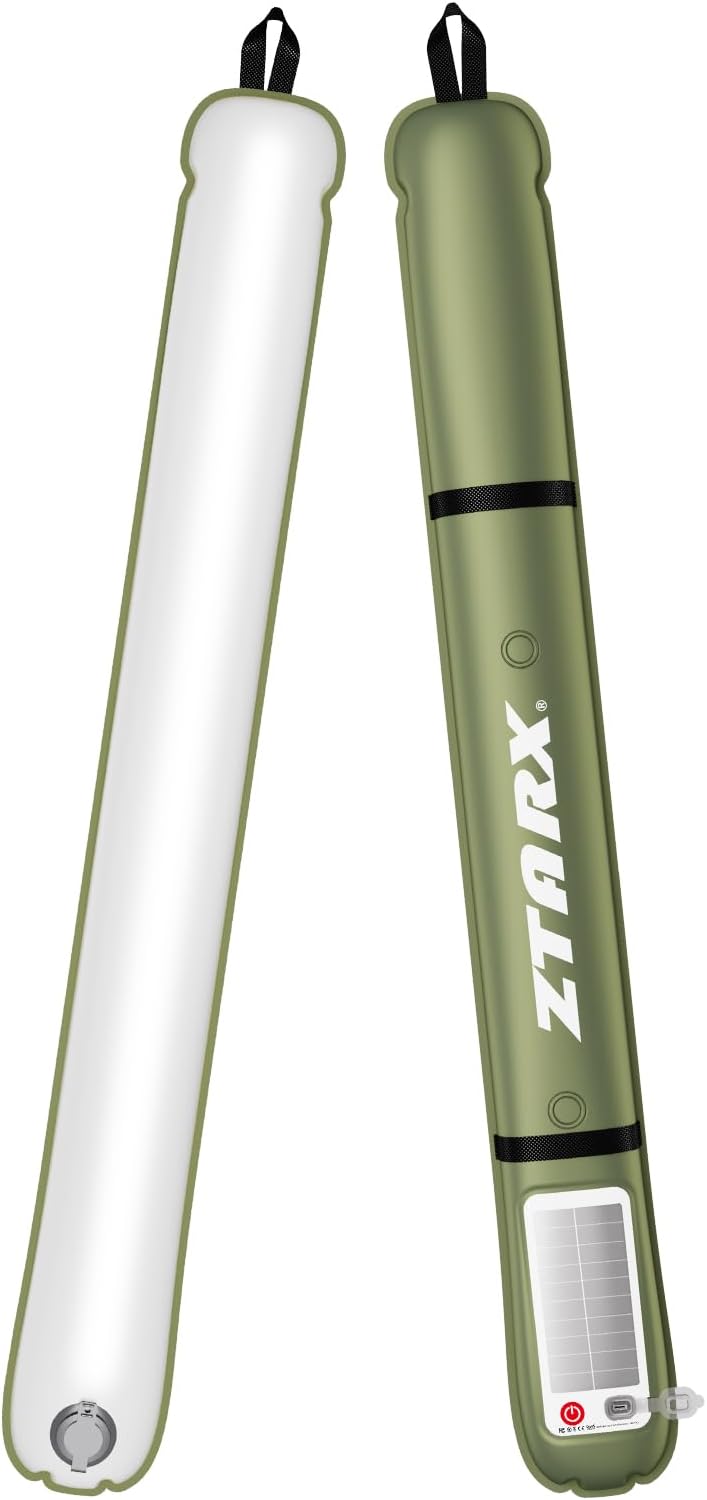 ZTARX Tube-S2.0 Solar & USB Charging Inflatable LED Tube: Versatile Lighting for Outdoor Adventures