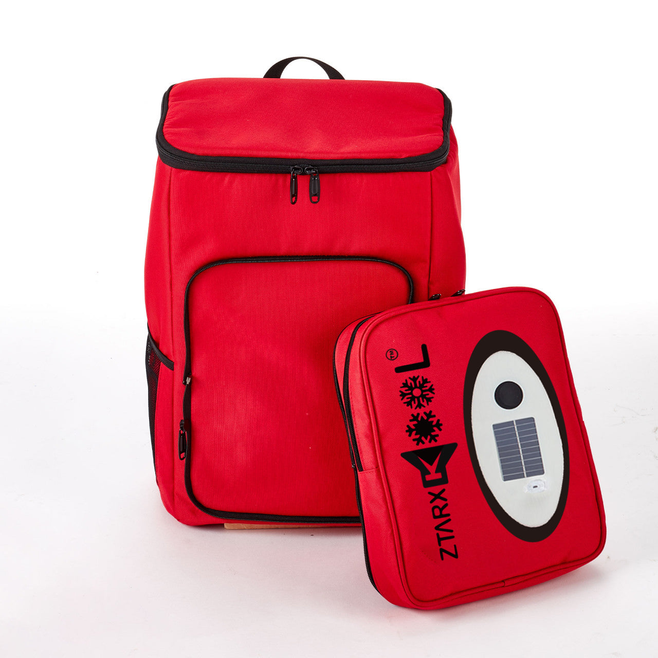 Ztarx S20-NL02-R02 Multifunctional Cooler Bag: Waterproof, Solar & USB Charging, Speaker, LED Lights