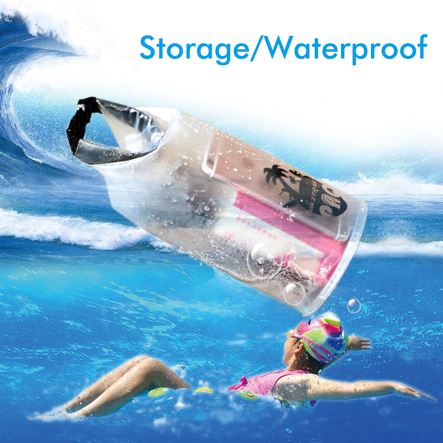 ZTARX Multifunctional Two-Sides White LED Hand Dry Bag Lantern: V03-TPU-D02