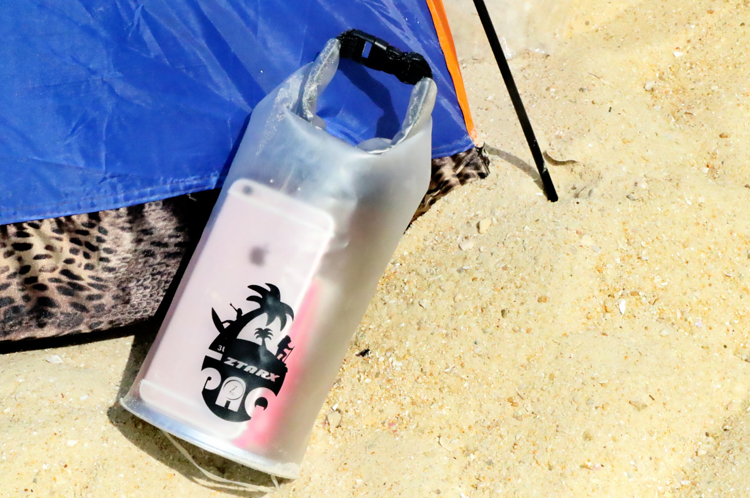 ZTARX Multifunctional Two-Sides White LED Hand Dry Bag Lantern: V03-TPU-D02