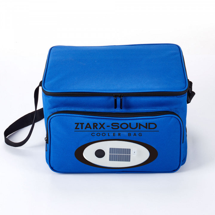 ZTARX S20-PO1-R02 Waterproof Solar&USB Charging Cooler Bag with Bluetooth Speaker & LED Lights & Power Bank (Blue) - S20-PO1-R02