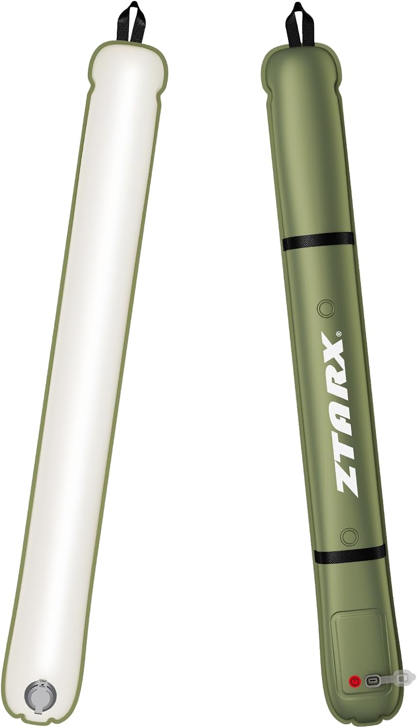 Ztarx Tube-B2.0 Inflatable LED Camping Light: USB Charging, Stepless Dimming, and Waterproof Design