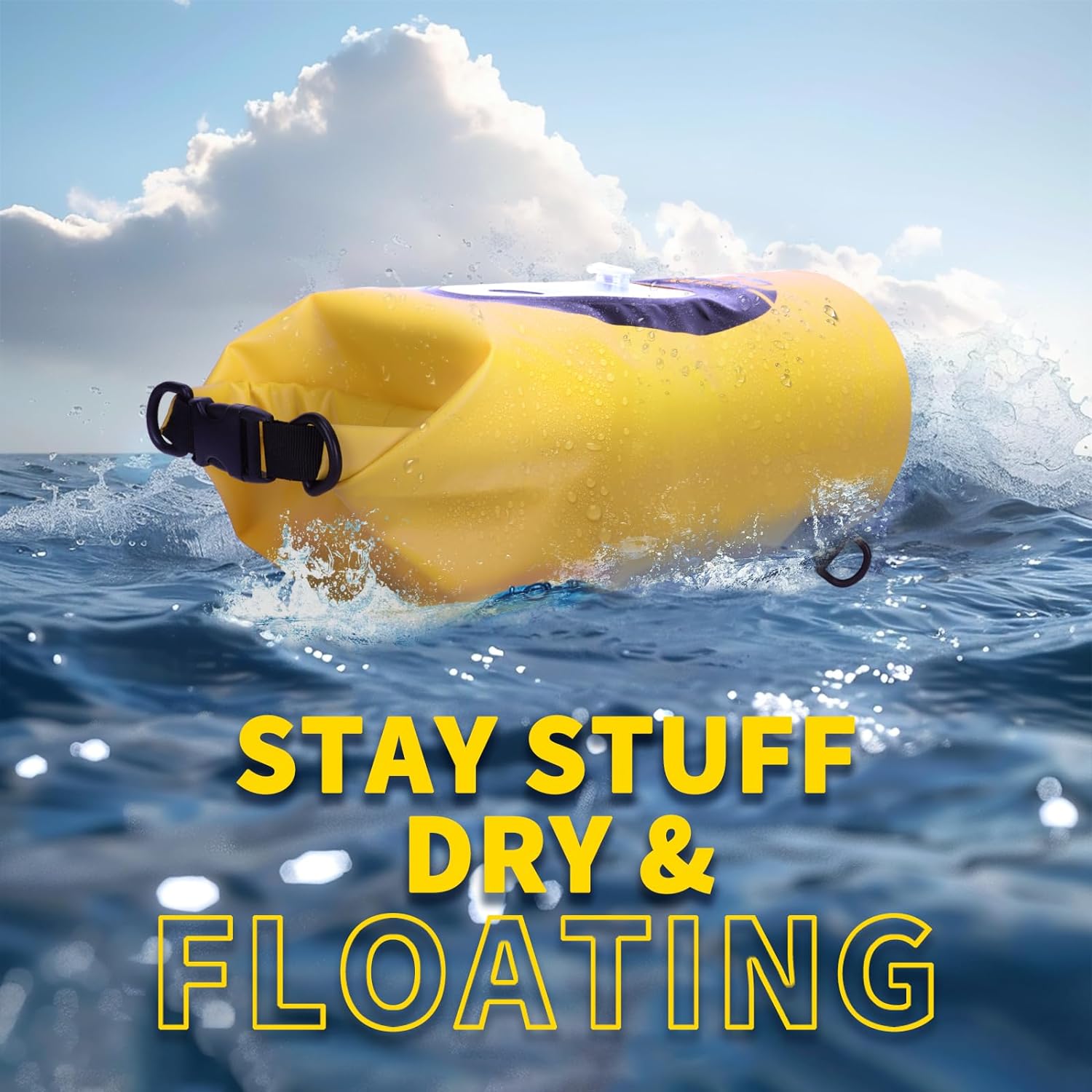 Ztarx S10-CY3-R02 Music Dry Bag Pack Bag (Yellow)