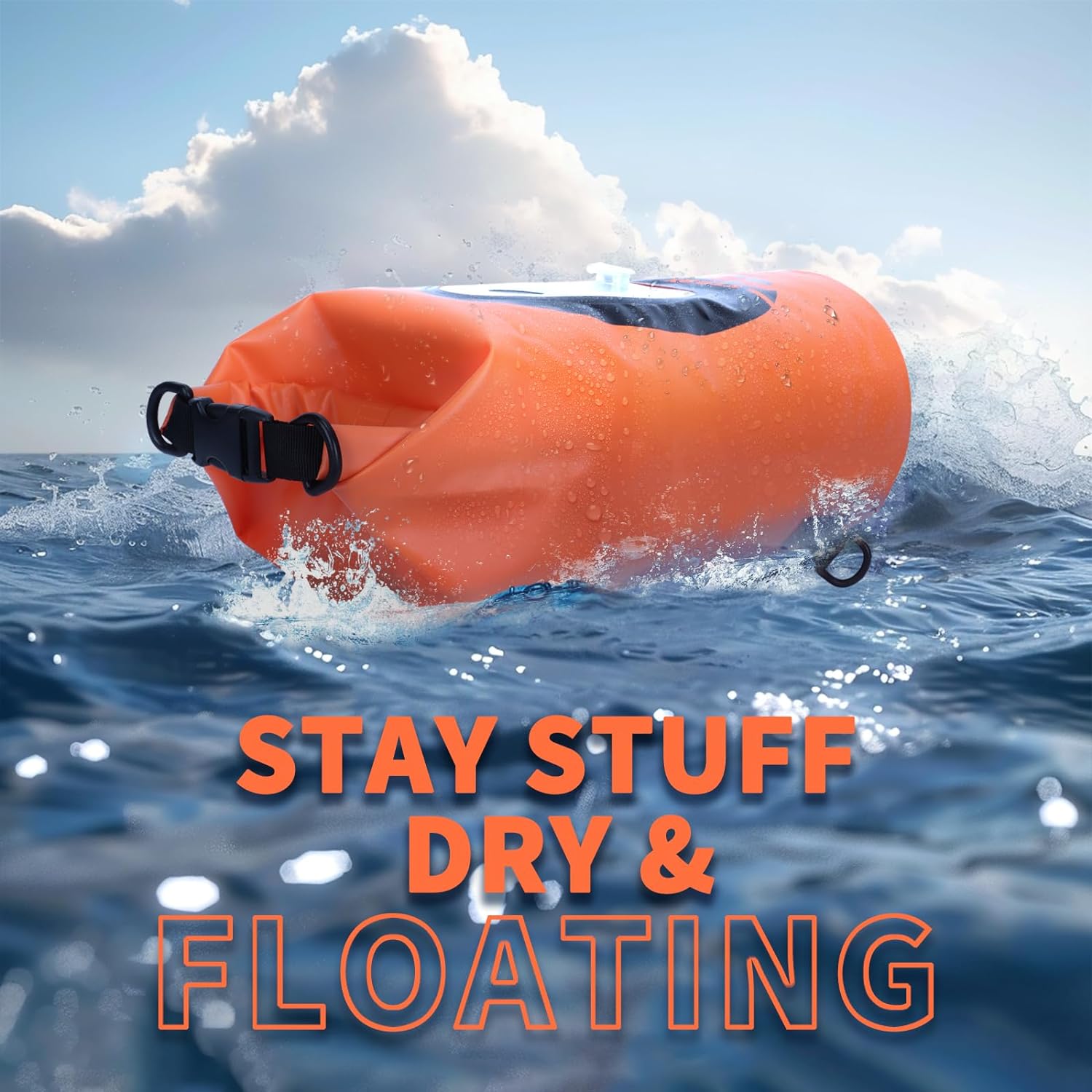 Ztarx S10-CY3-R02 Music Dry Bag Pack Bag (Orange)