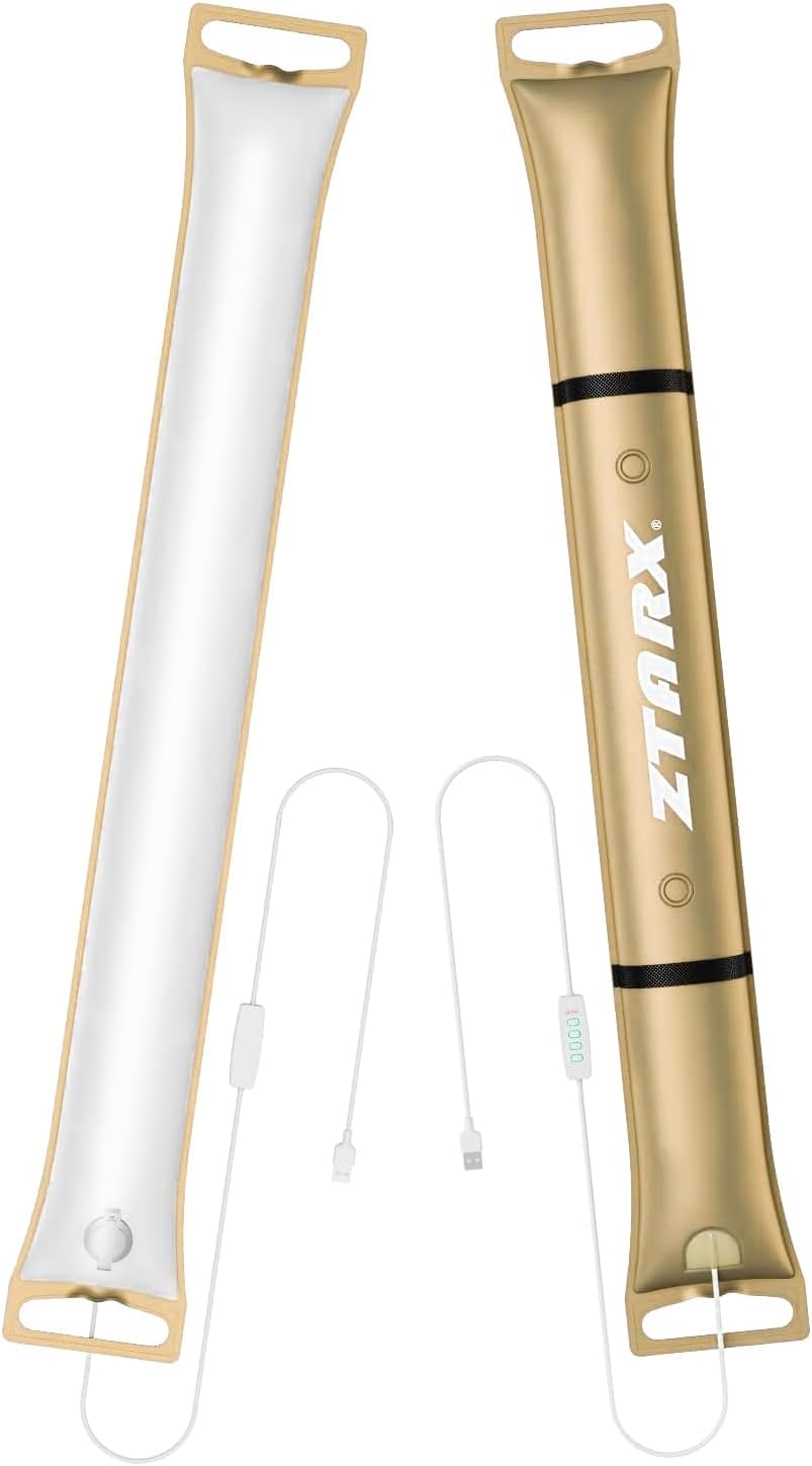 Ztarx Tube-1.0-90K: USB Charging Inflatable LED Camping Light with Patented Design(khaki)