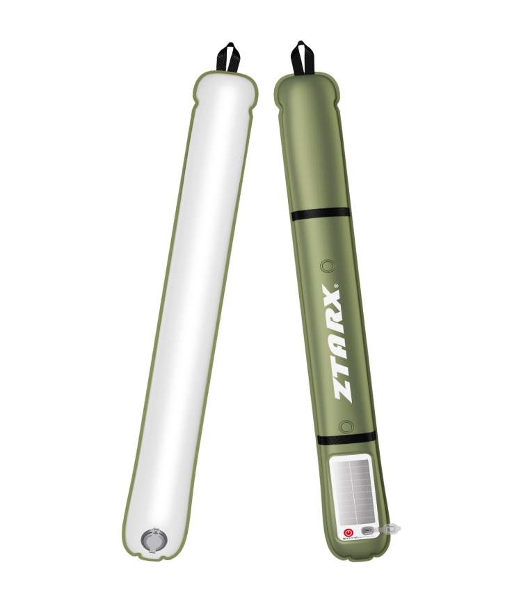 ZTARX Tube-S2.0 Solar & USB Charging Inflatable LED Tube: Versatile Lighting for Outdoor Adventures