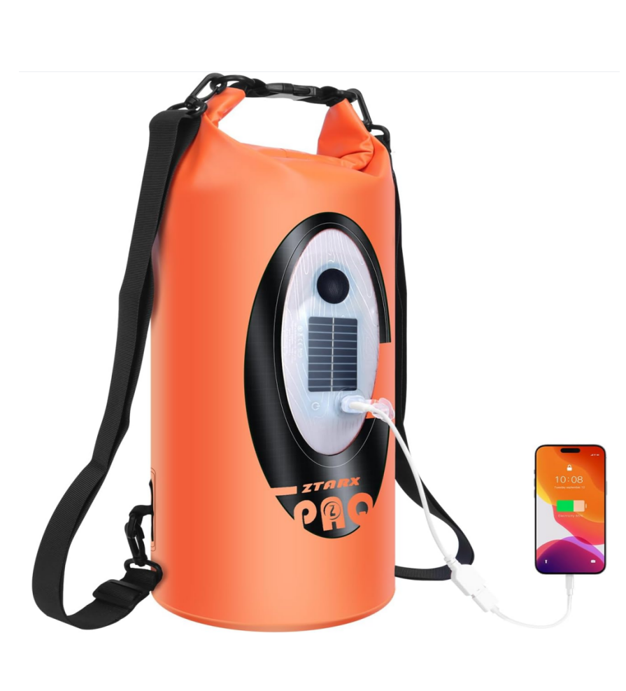 Ztarx S10-CY3-R02 Music Dry Bag Pack Bag （Orange）