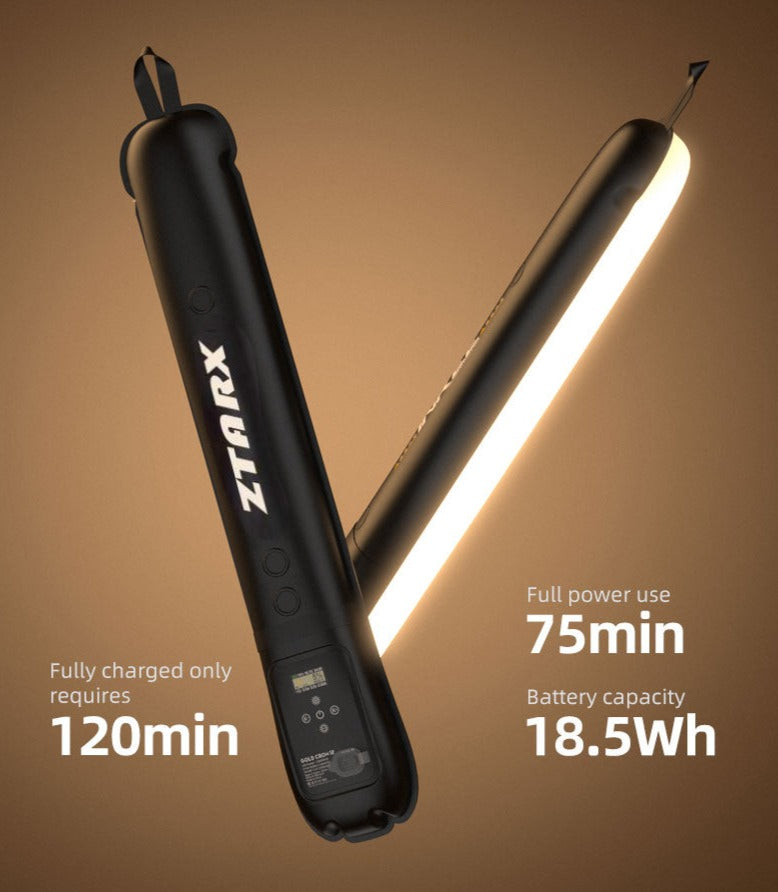ZTARX Tube-GC12-60 NEW Inflatable Studio Light Tube: with Dual Color Temperature and High CRI