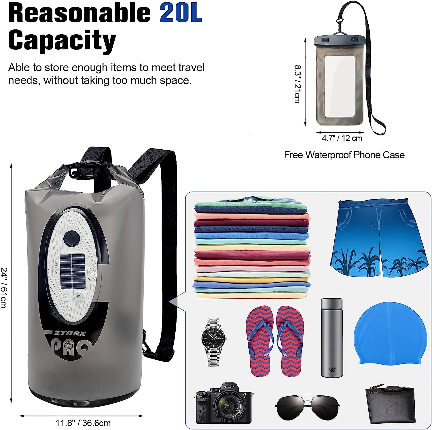 Ztarx S20-PVC-R02 Bluetooth Speaker Dry Bag: Features, Specs, and More