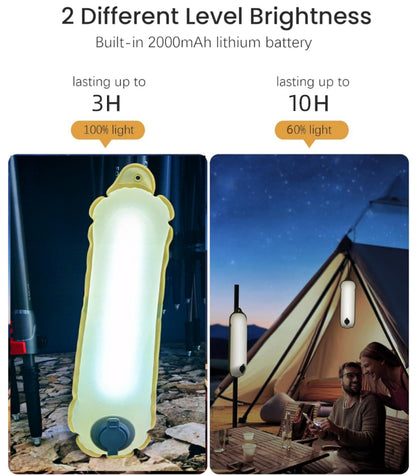 ZTARX Inflatable Battery Charging Tube Capsule Light Versatile Lighting for Outdoor Adventures