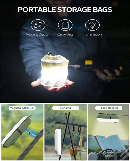 ZTARX Inflatable Battery Charging Tube Capsule Light Versatile Lighting for Outdoor Adventures